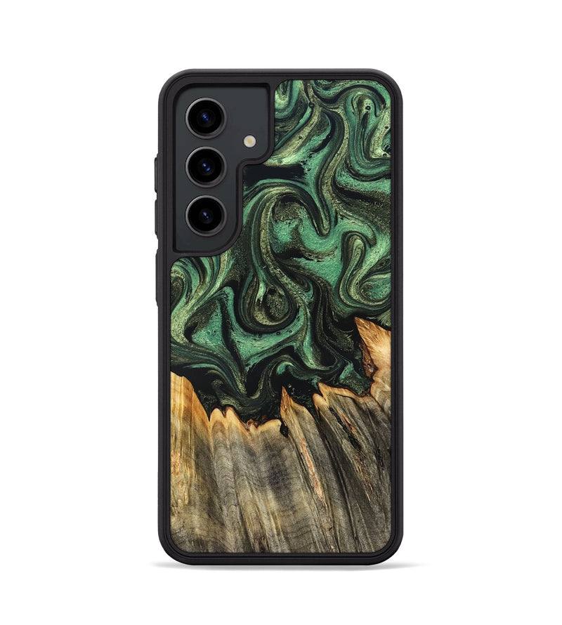 Galaxy S24 Wood Phone Case - Myah (Green, 831131)
