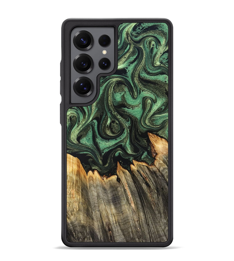 Galaxy S25 Ultra Wood Phone Case - Myah (Green, 831131)