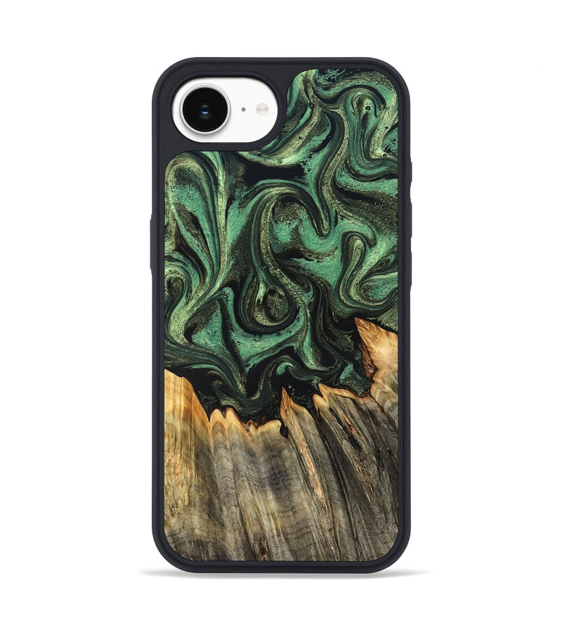 iPhone 17e Wood Phone Case - Myah (Green, 831131)