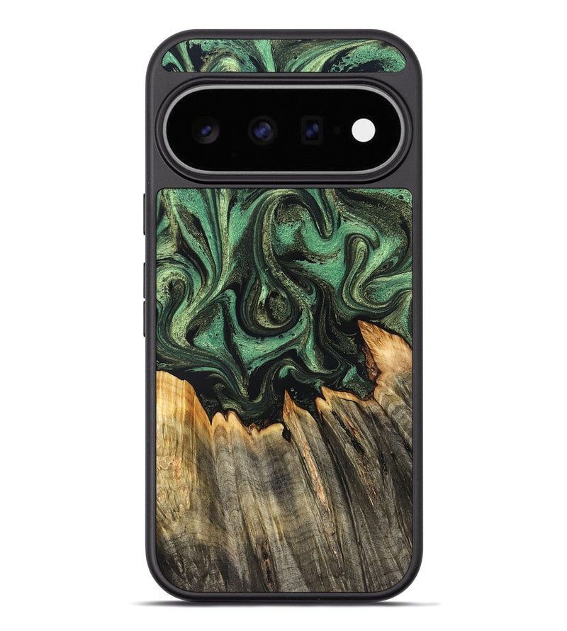 Pixel 11 Pro XL Wood Phone Case - Myah (Green, 831131)
