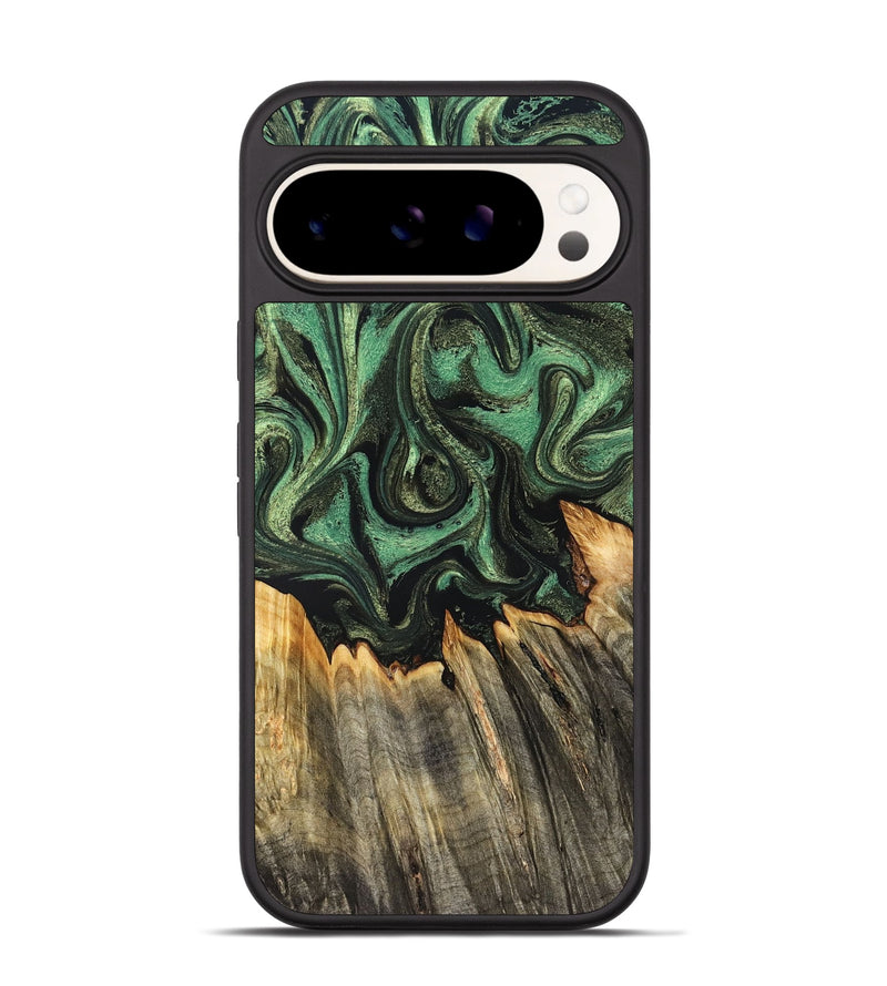 Pixel 9 Wood Phone Case - Myah (Green, 831131)