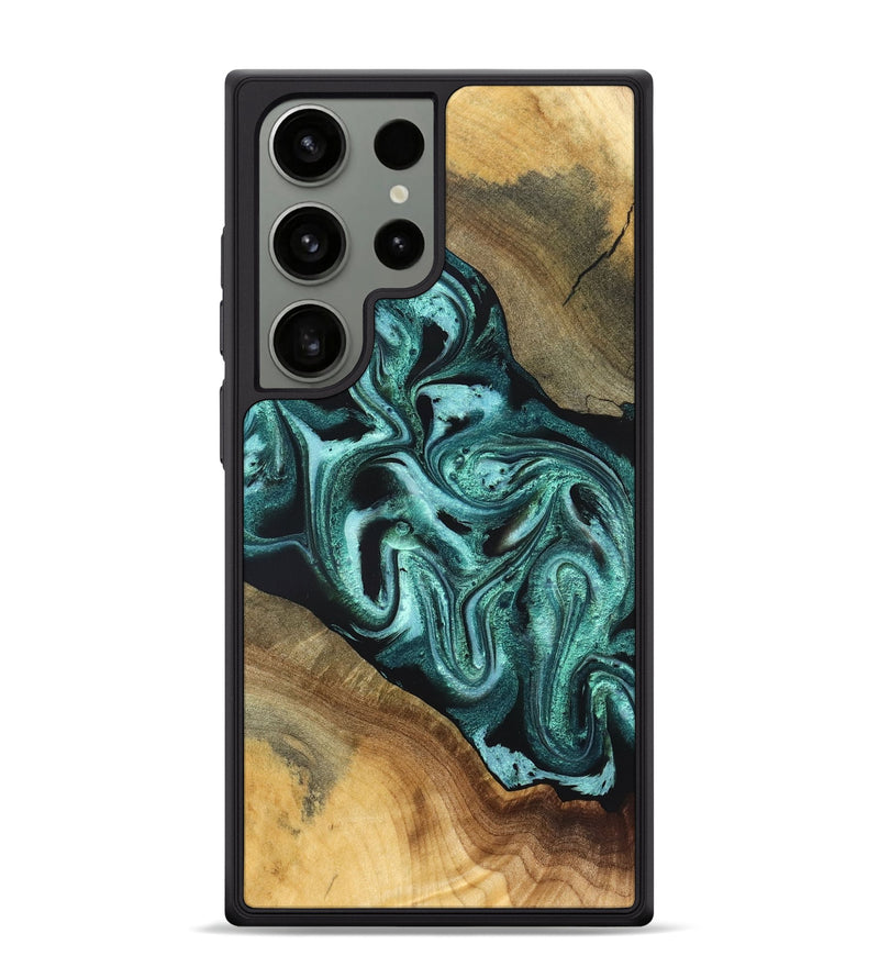 Galaxy S24 Ultra Wood Phone Case - Iliana (Green, 831132)