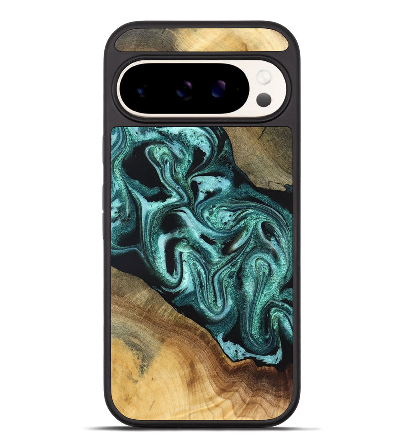 Pixel 9 Pro XL Wood Phone Case - Iliana (Green, 831132)