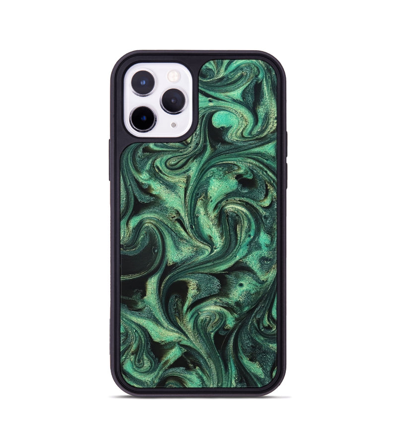 iPhone 11 Pro ResinArt Phone Case - Lavinia (Green, 831133)