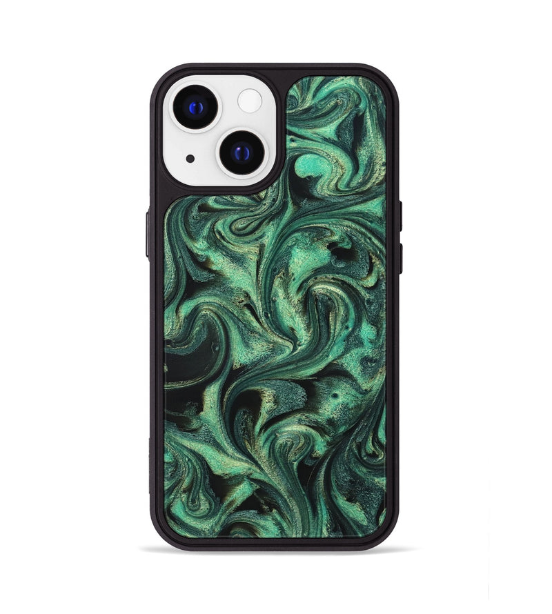 iPhone 13 ResinArt Phone Case - Lavinia (Green, 831133)