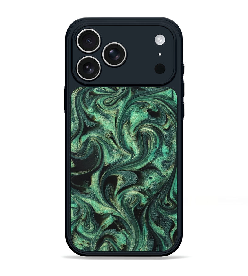 iPhone 17 Pro Max ResinArt Phone Case - Lavinia (Green, 831133)
