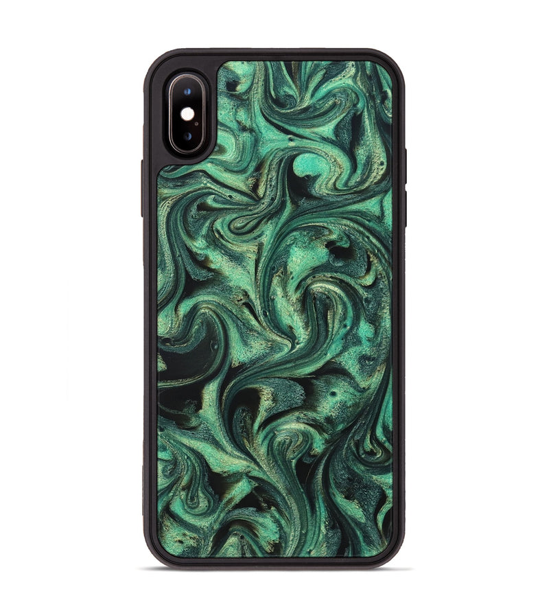 iPhone Xs Max ResinArt Phone Case - Lavinia (Green, 831133)
