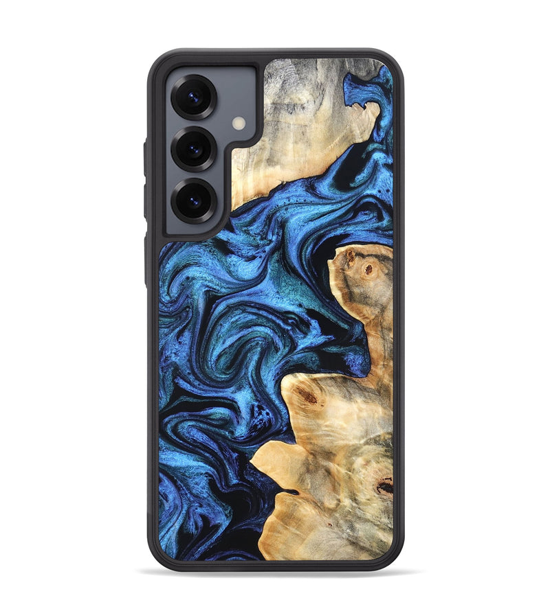 Galaxy S25 Plus Wood Phone Case - Kory (Blue, 831134)