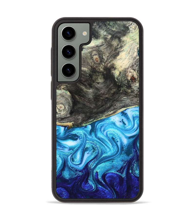 Galaxy S23 Plus Wood Phone Case - Banks (Blue, 831135)