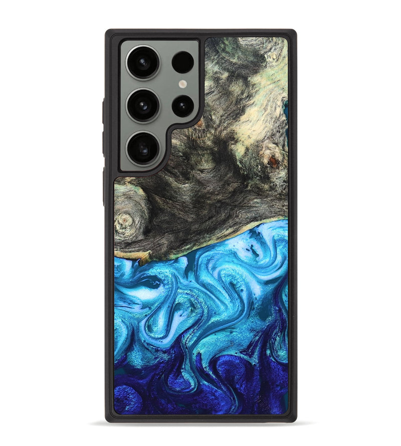 Galaxy S23 Ultra Wood Phone Case - Banks (Blue, 831135)