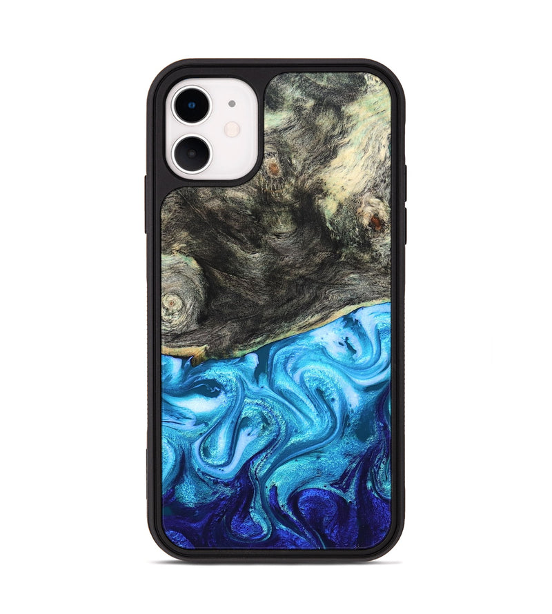 iPhone 11 Wood Phone Case - Banks (Blue, 831135)