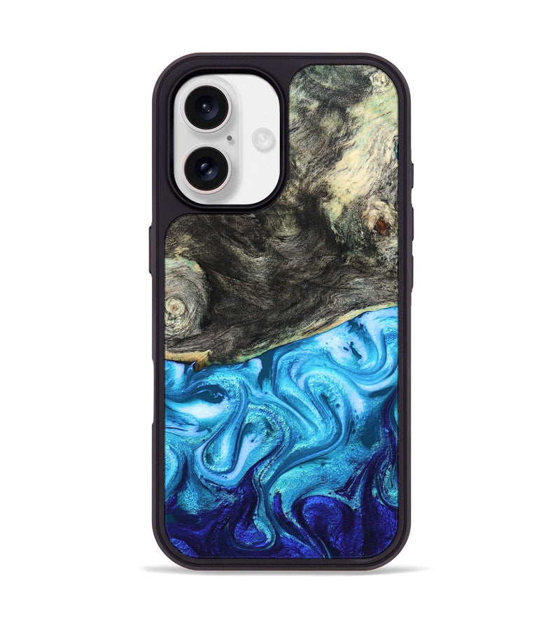 iPhone 17 Wood Phone Case - Banks (Blue, 831135)