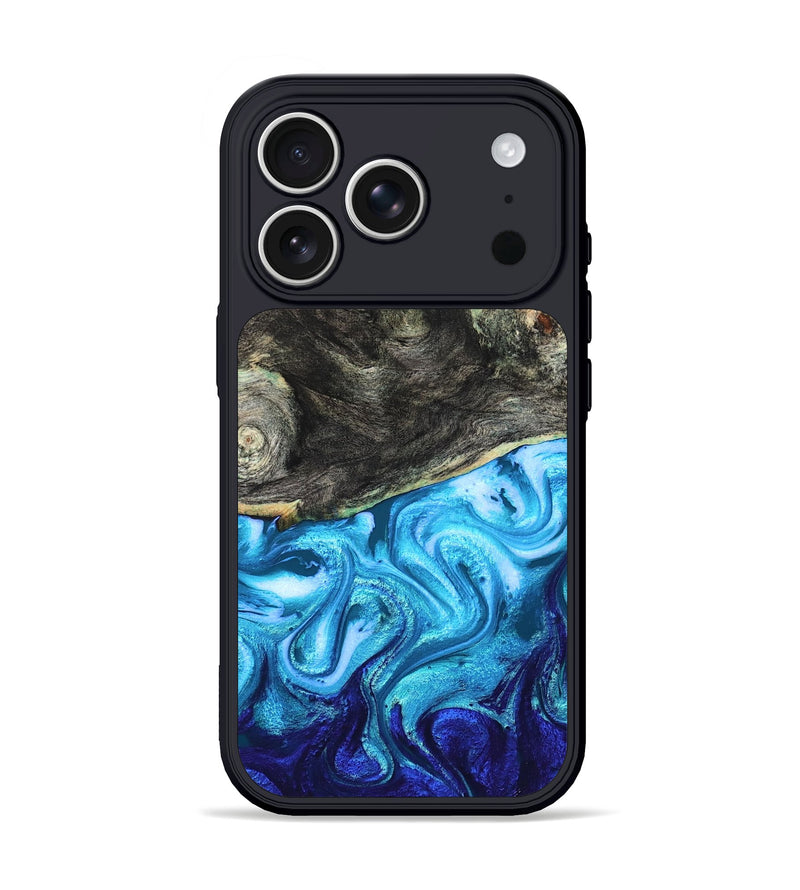 iPhone 17 Pro Wood Phone Case - Banks (Blue, 831135)