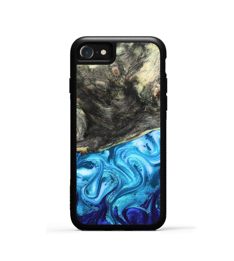 iPhone SE Wood Phone Case - Banks (Blue, 831135)