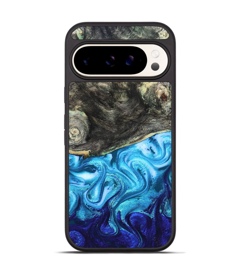 Pixel 9 Wood Phone Case - Banks (Blue, 831135)