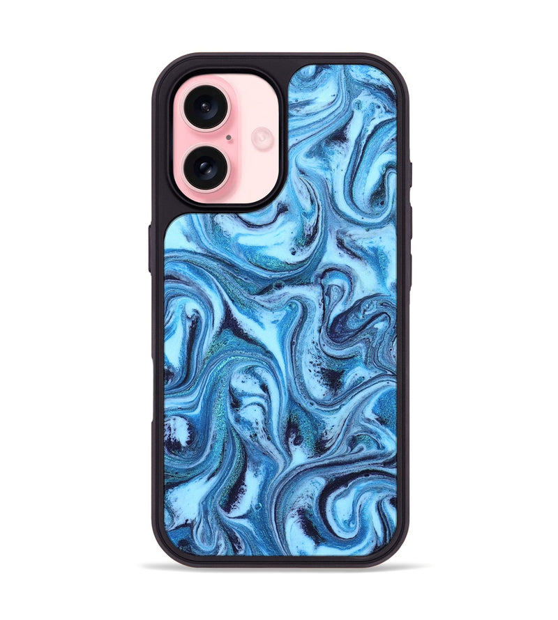 iPhone 16 ResinArt Phone Case - Novah (Blue, 831136)