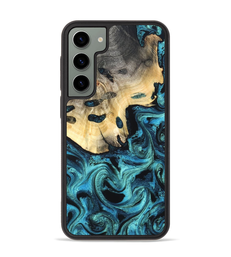 Galaxy S23 Plus Wood Phone Case - Mylie (Blue, 831137)