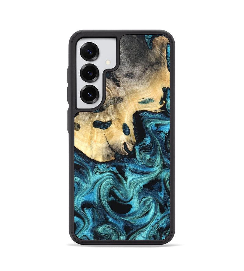 Galaxy S25 Wood Phone Case - Mylie (Blue, 831137)