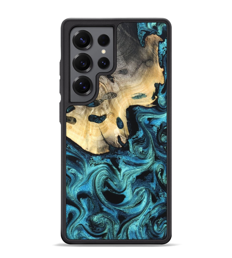 Galaxy S25 Ultra Wood Phone Case - Mylie (Blue, 831137)