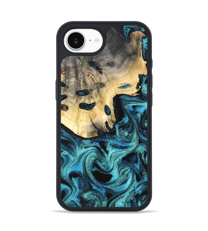 iPhone 17e Wood Phone Case - Mylie (Blue, 831137)