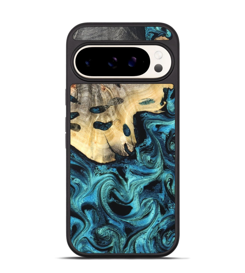 Pixel 9 Wood Phone Case - Mylie (Blue, 831137)