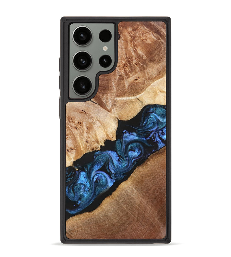 Galaxy S23 Ultra Wood Phone Case - Chelsea (Blue, 831138)