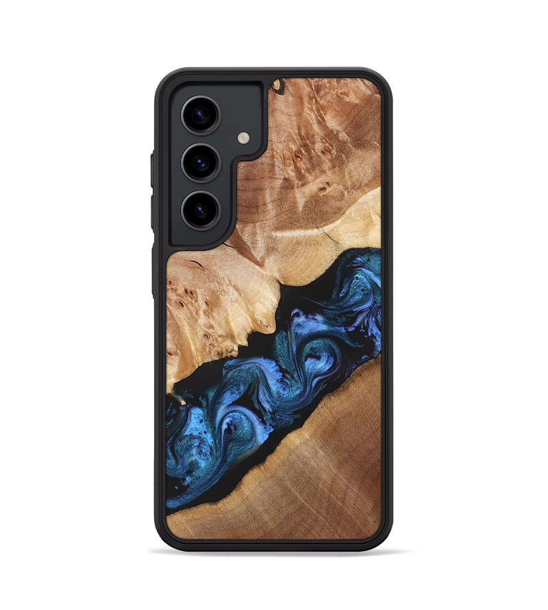 Galaxy S24 Wood Phone Case - Chelsea (Blue, 831138)