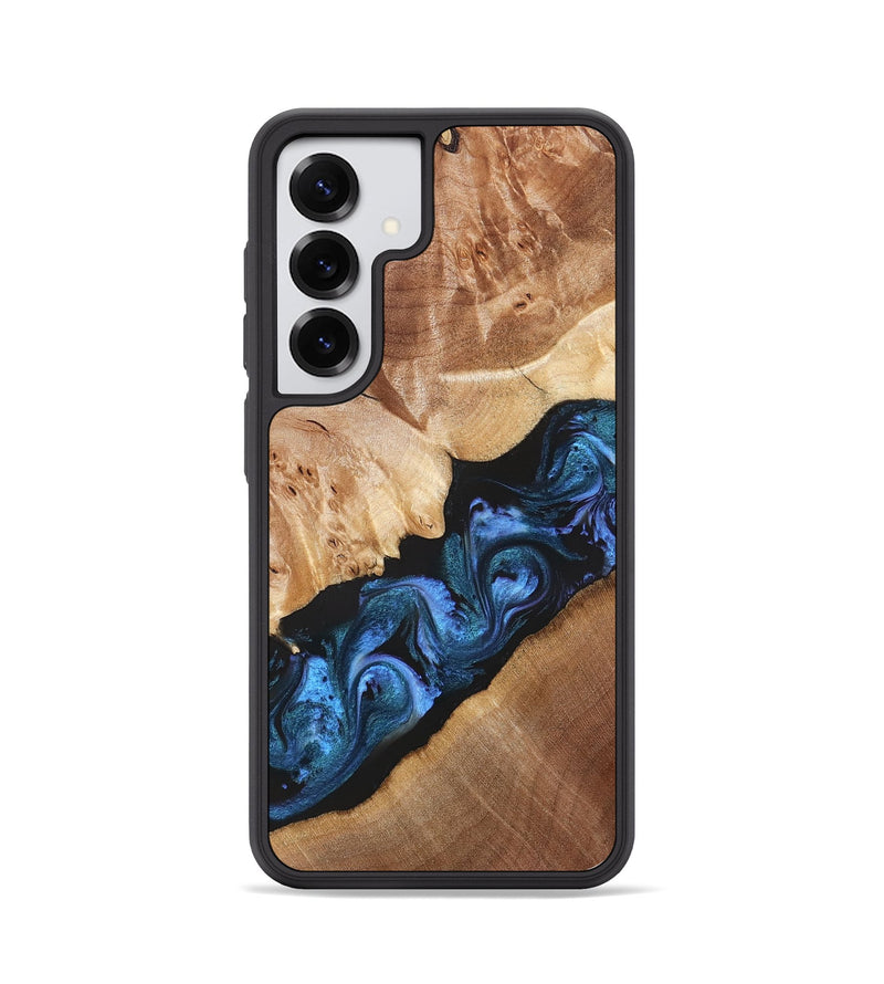Galaxy S25 Wood Phone Case - Chelsea (Blue, 831138)