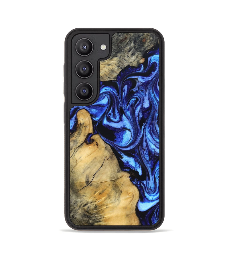 Galaxy S23 Wood Phone Case - Adriel (Blue, 831139)