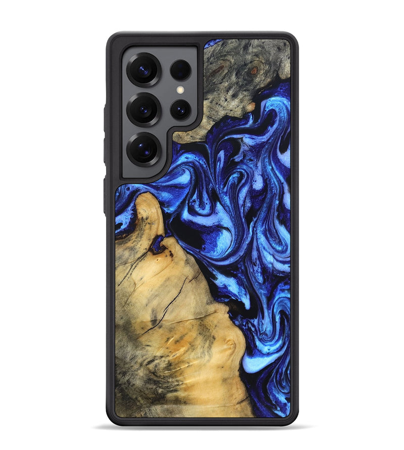 Galaxy S25 Ultra Wood Phone Case - Adriel (Blue, 831139)