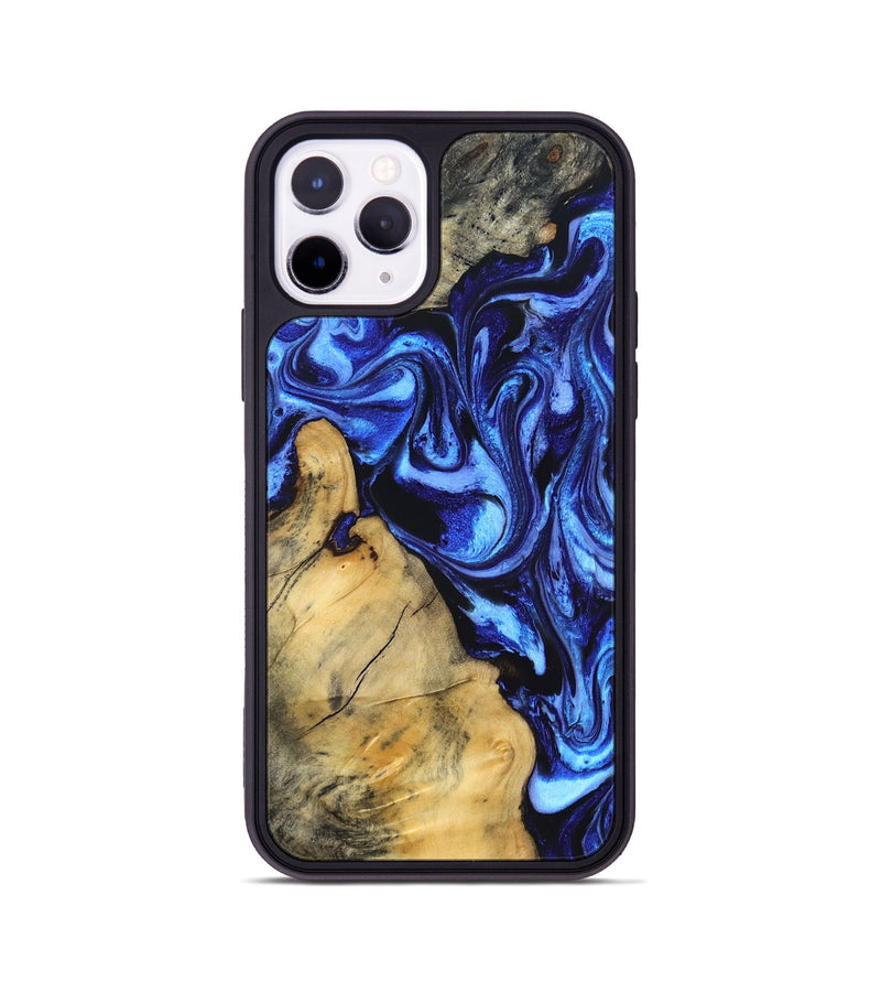 iPhone 11 Pro Wood Phone Case - Adriel (Blue, 831139)