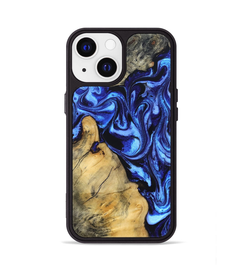 iPhone 13 Wood Phone Case - Adriel (Blue, 831139)