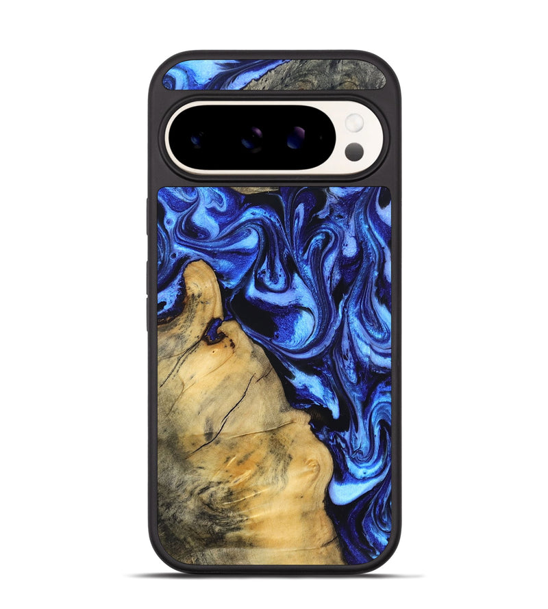 Pixel 9 Wood Phone Case - Adriel (Blue, 831139)