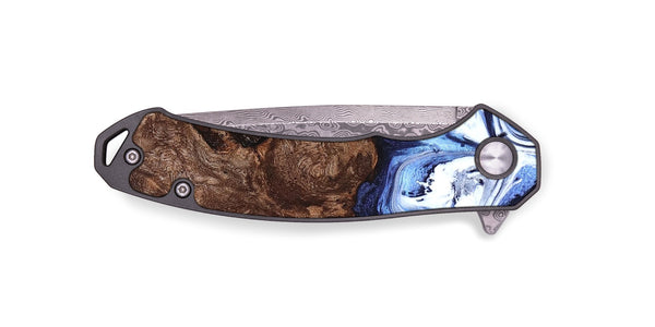 EDC Wood Pocket Knife - Theron (Blue, 831140)
