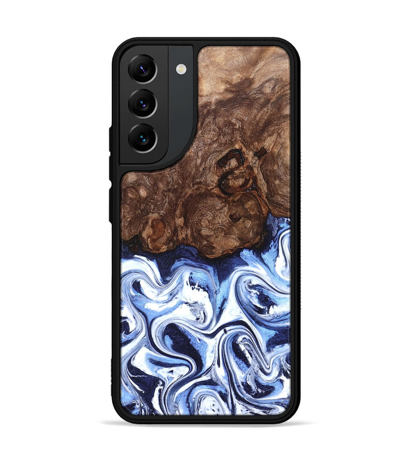 Galaxy S22 Plus Wood Phone Case - Theron (Blue, 831140)