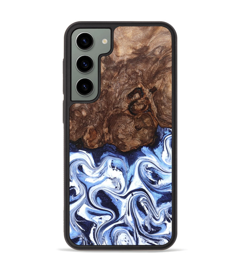 Galaxy S23 Plus Wood Phone Case - Theron (Blue, 831140)