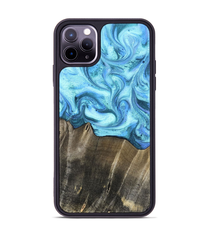 iPhone 11 Pro Max Wood Phone Case - Eugenia (Blue, 831141)