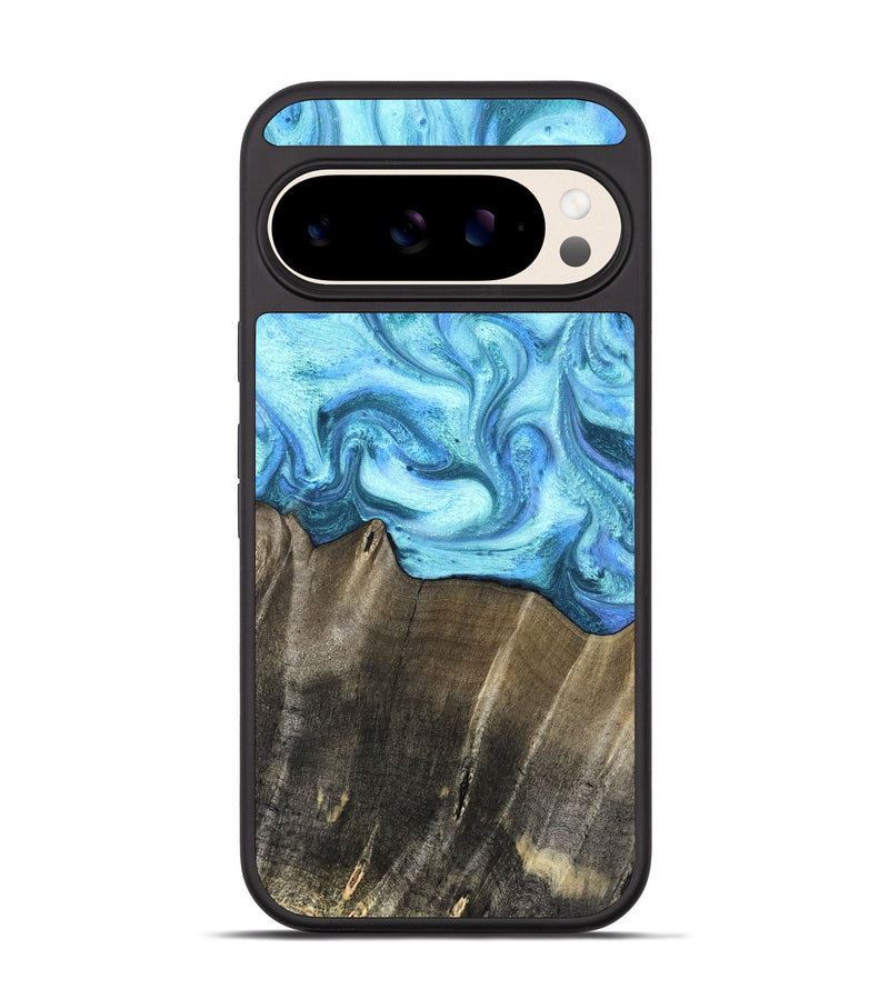 Pixel 10 Wood Phone Case - Eugenia (Blue, 831141)