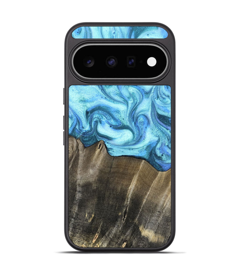 Pixel 11 Wood Phone Case - Eugenia (Blue, 831141)