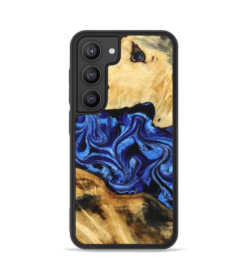 Galaxy S23 Wood Phone Case - Brant (Blue, 831142)