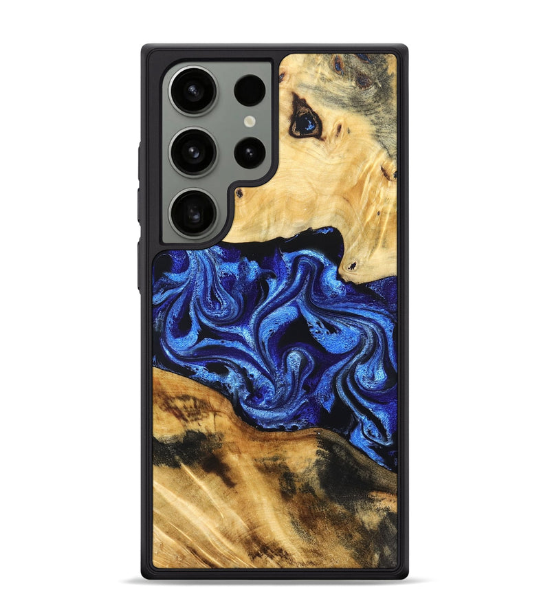 Galaxy S24 Ultra Wood Phone Case - Brant (Blue, 831142)