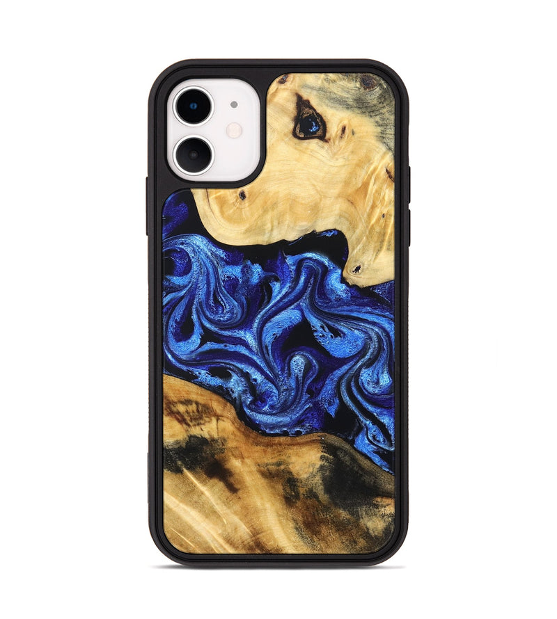 iPhone 11 Wood Phone Case - Brant (Blue, 831142)