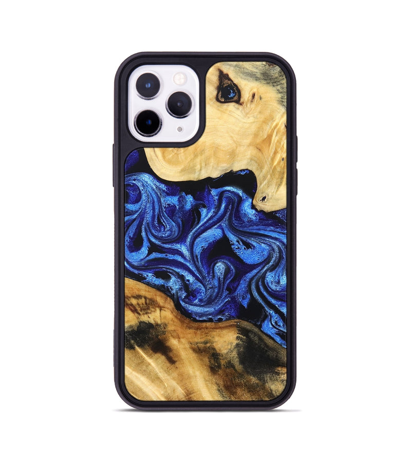iPhone 11 Pro Wood Phone Case - Brant (Blue, 831142)