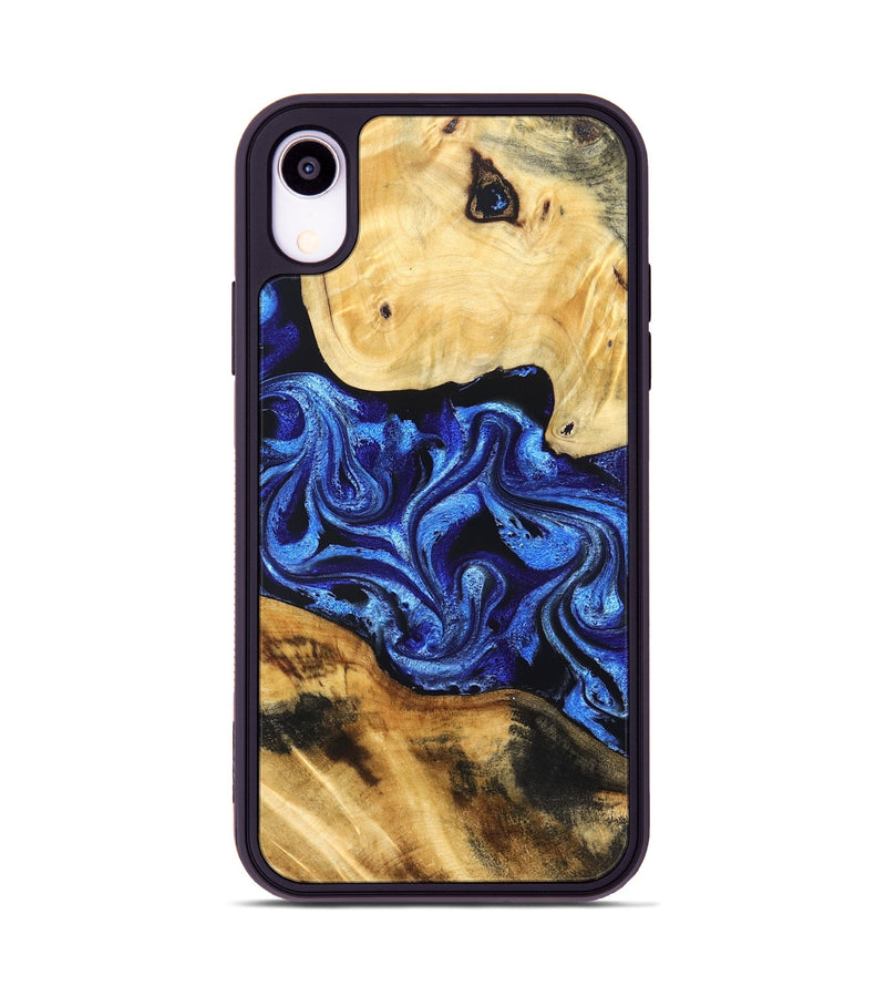 iPhone Xr Wood Phone Case - Brant (Blue, 831142)