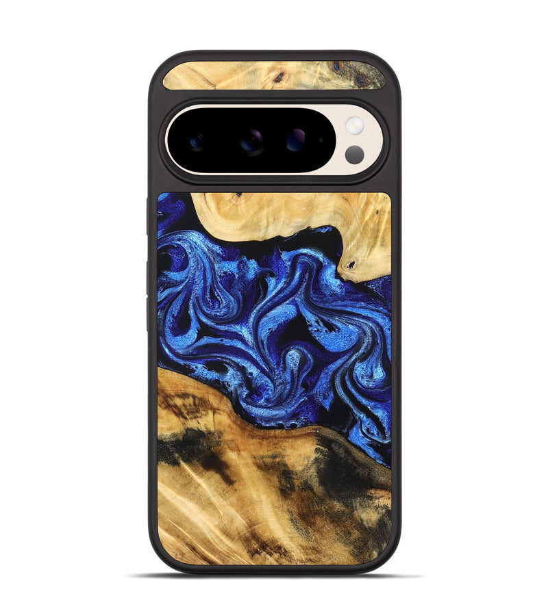 Pixel 10 Wood Phone Case - Brant (Blue, 831142)