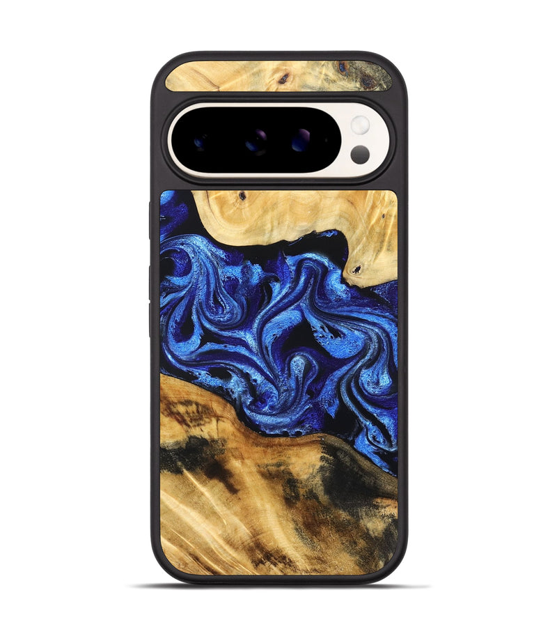 Pixel 9 Wood Phone Case - Brant (Blue, 831142)