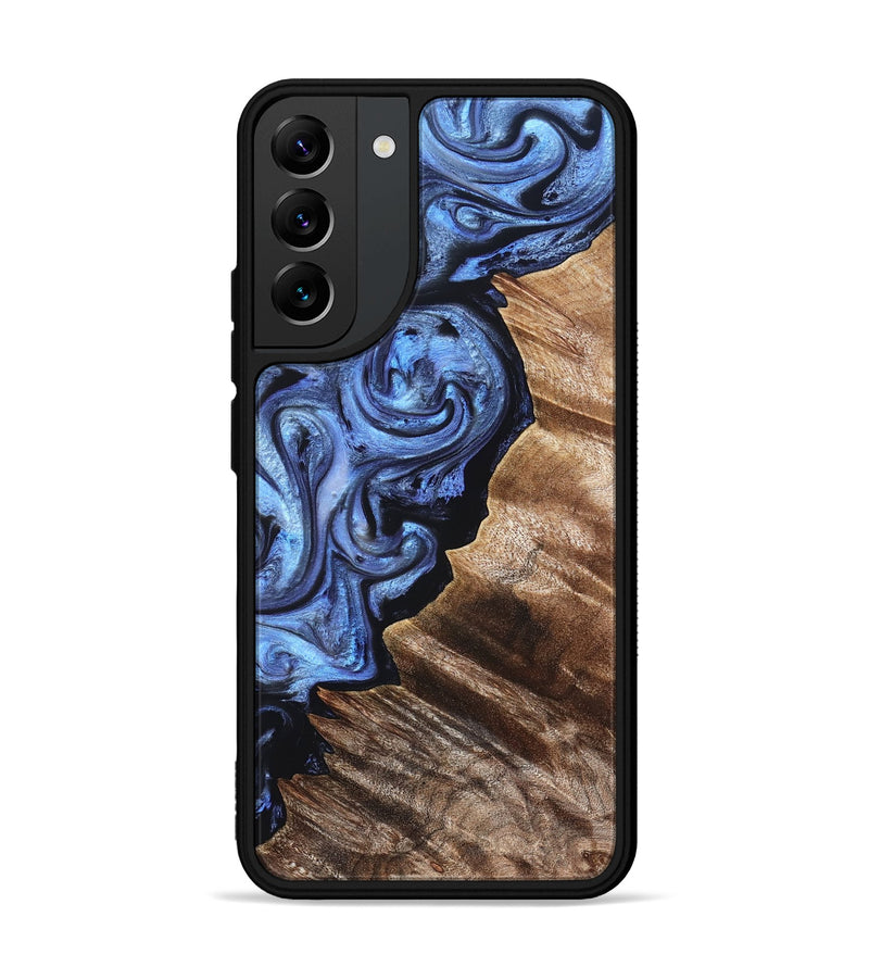 Galaxy S22 Plus Wood Phone Case - Edward (Blue, 831143)