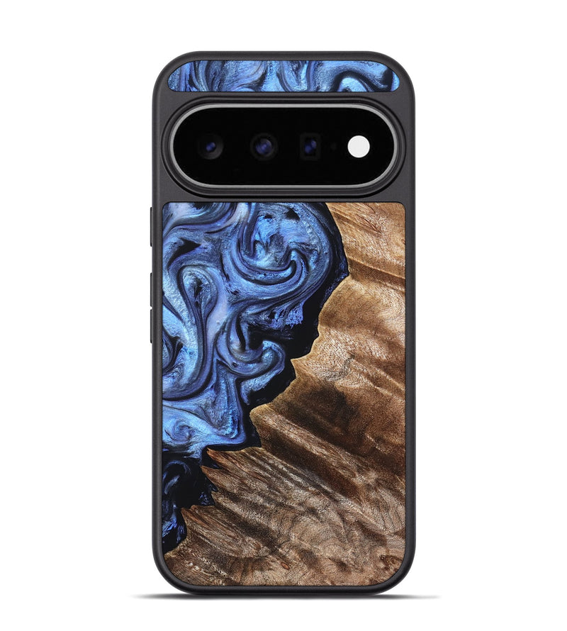 Pixel 11 Pro Wood Phone Case - Edward (Blue, 831143)