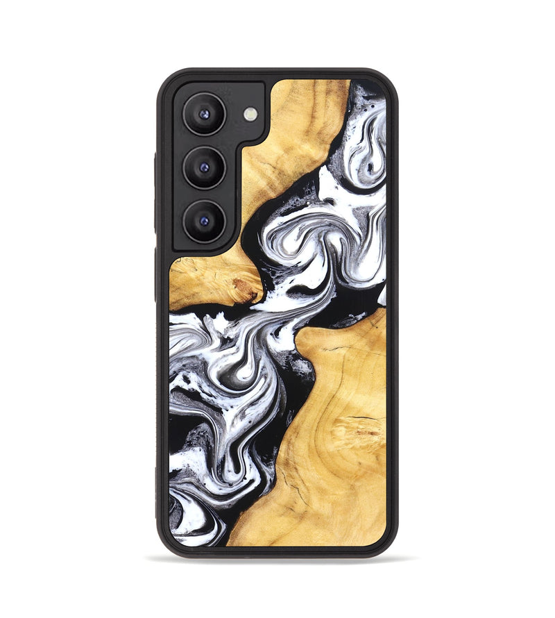 Galaxy S23 Wood Phone Case - Taryn (Black & White, 831144)