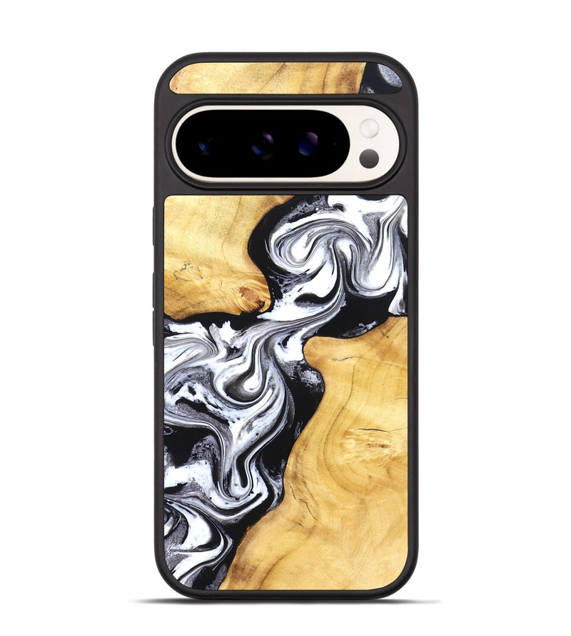 Pixel 9 Wood Phone Case - Taryn (Black & White, 831144)